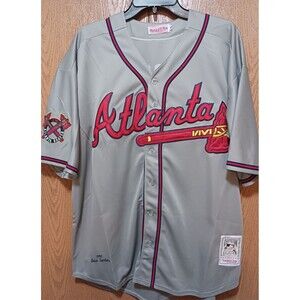 Deion Sanders (Mitch/Ness)-(Atlanta)-(Jersey)-(Grey)-(New Cond.)-(Size:XL)-$85